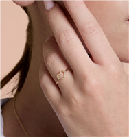 Anillo Ginger Mujer Romantica in Oro amarillo AN-671 - AN-671